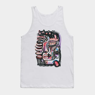 black cat Tank Top